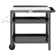Feasto Movable Stainless Steel Prep Table with Magnetic Tool Holder