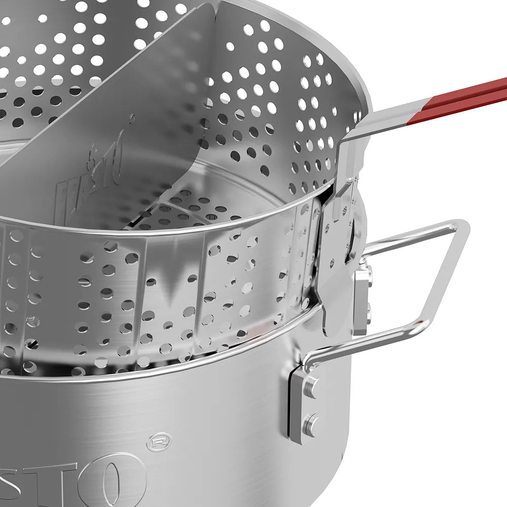 10 Qt Outdoor Turkey Fryer Pot Kit with Gas Stove Burner Stand