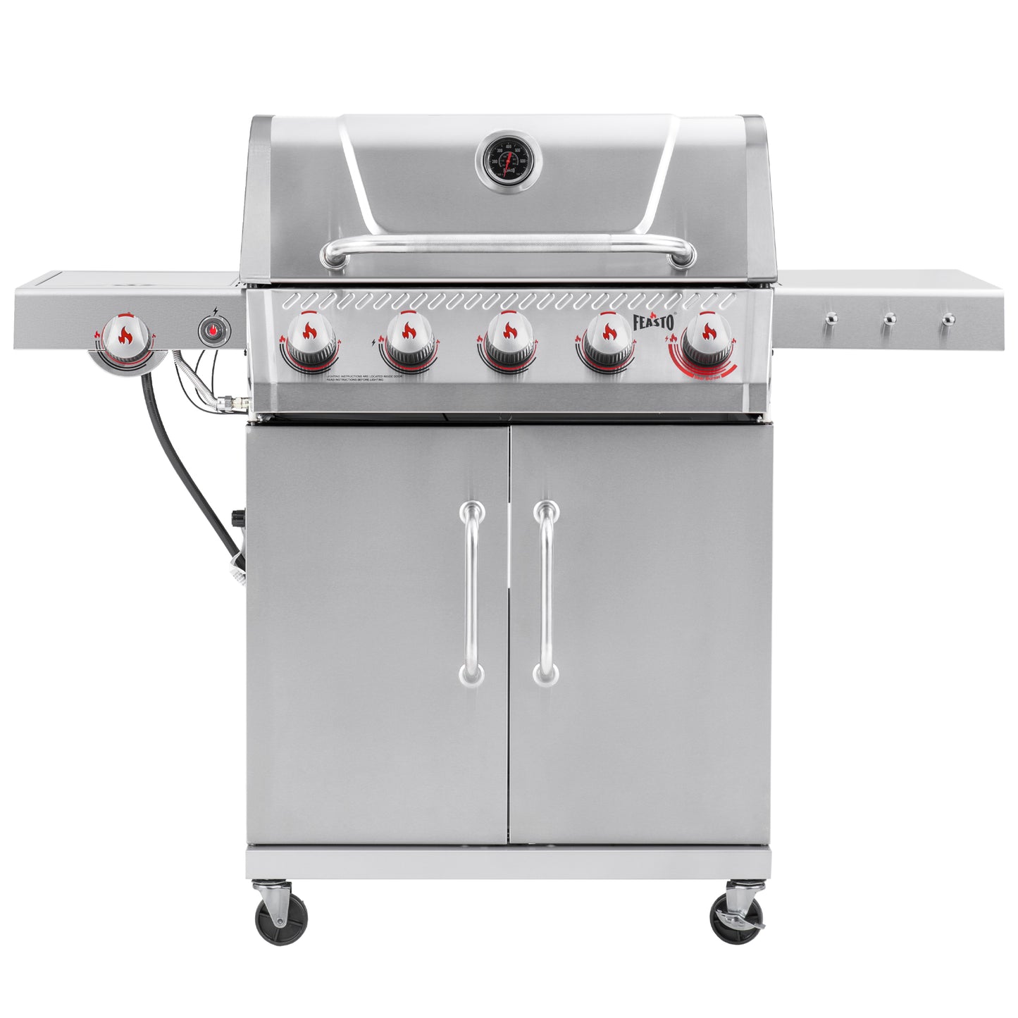 Feasto 5-Burner Propane Gas Grill 58,000 BTU with Sear & Side Burner, 686 Sq. In.(Add to cart and enjoy an additional 5% discount)