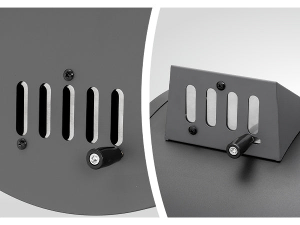 Feasto BBQ Charcoal Grill with Side Table, 30-In Heavy Duty Outdoor BBQ Grill with 647 Sq. In Cooking Area for Outdoor Barbecue in Backyard, Patio and Parties, Black by Feasto