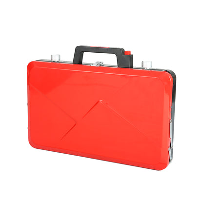 FEASTO Propane Camping Stove with Two Adjustable High Power Windproof Burners and Two Folding Legs Convenient for Outdoor Camping Picnic L22.8’’x W14.1’’x H13.6’’ (Red)