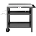 Feasto Movable Stainless Steel Prep Table with Magnetic Tool Holder (Add to cart and enjoy an additional 7% discount)