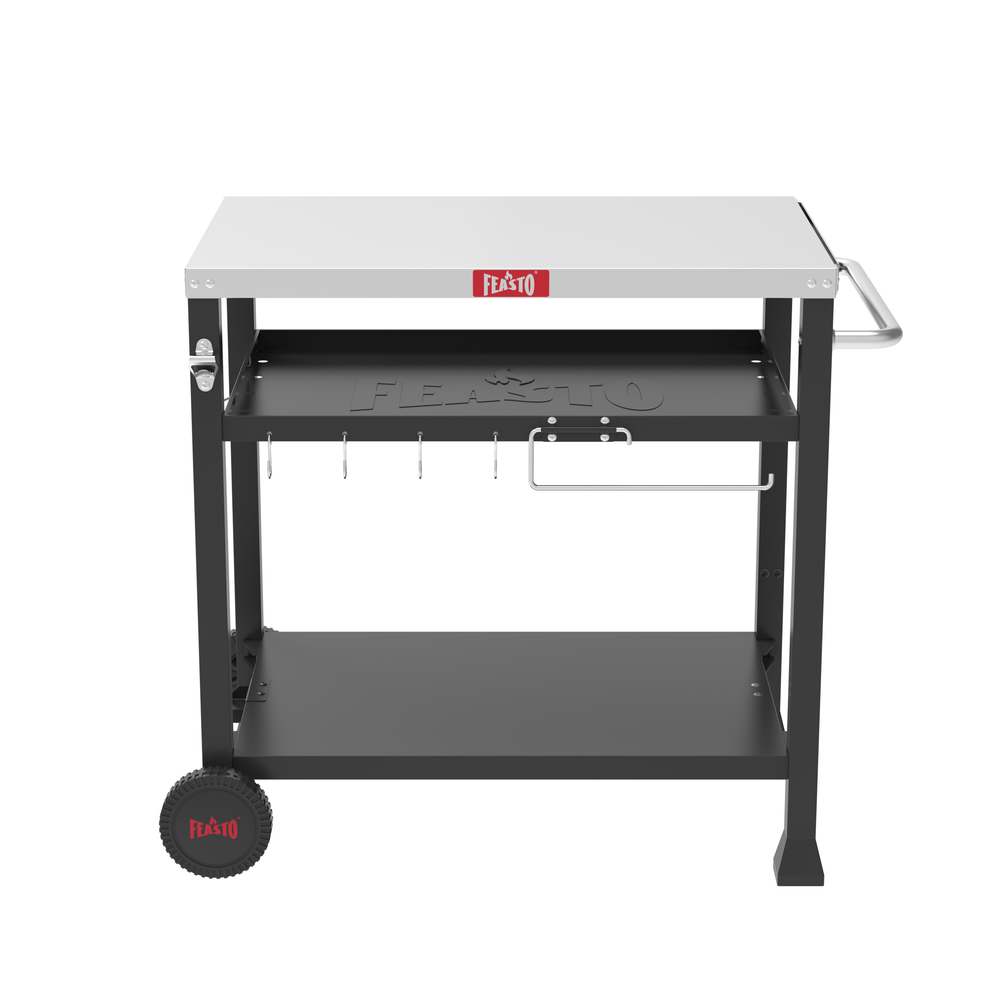Outdoor Grill Cart with Multi-Function Storage 360 view