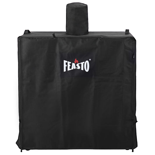 FEASTO 36-Inch Outdoor Prep Table Cover with Sink, Waterproof 600D Grill Cart Cover with Roll-Up Zippered Door, for Kitchen Island Sink Station & Storage Cabinet, Black