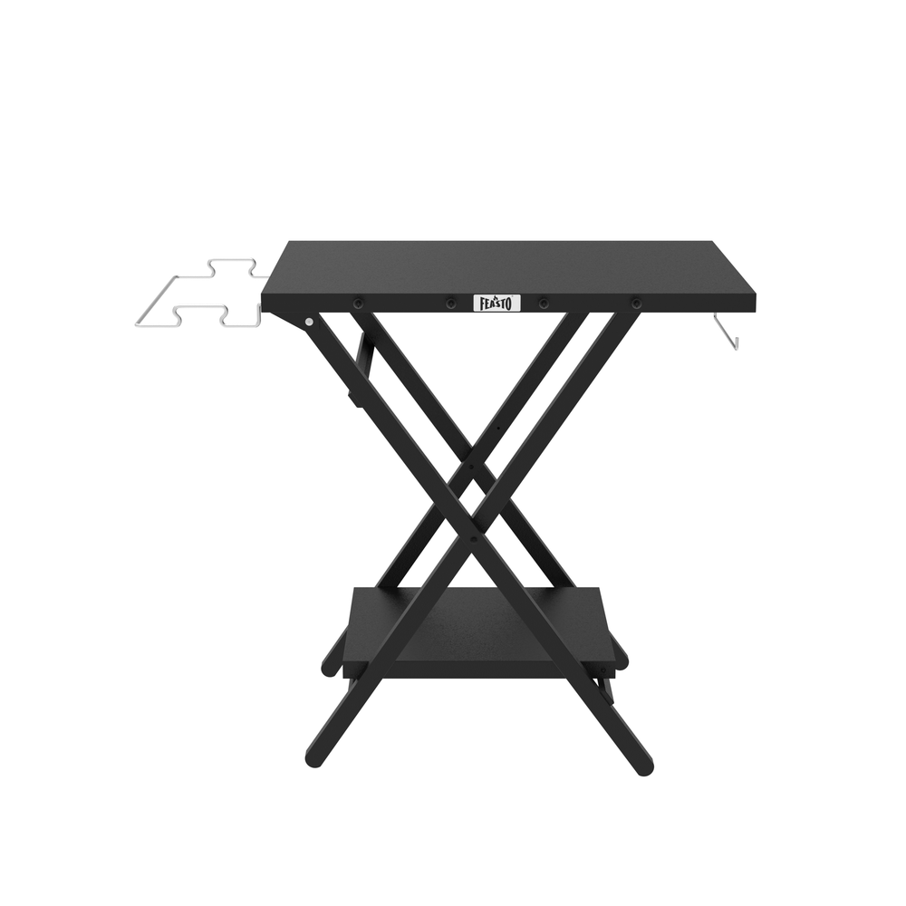 Grill Cart with Foldable Tripod Frame 360 view