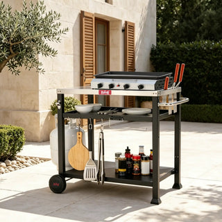 Outdoor Grill Cart with Multi-Function Storage