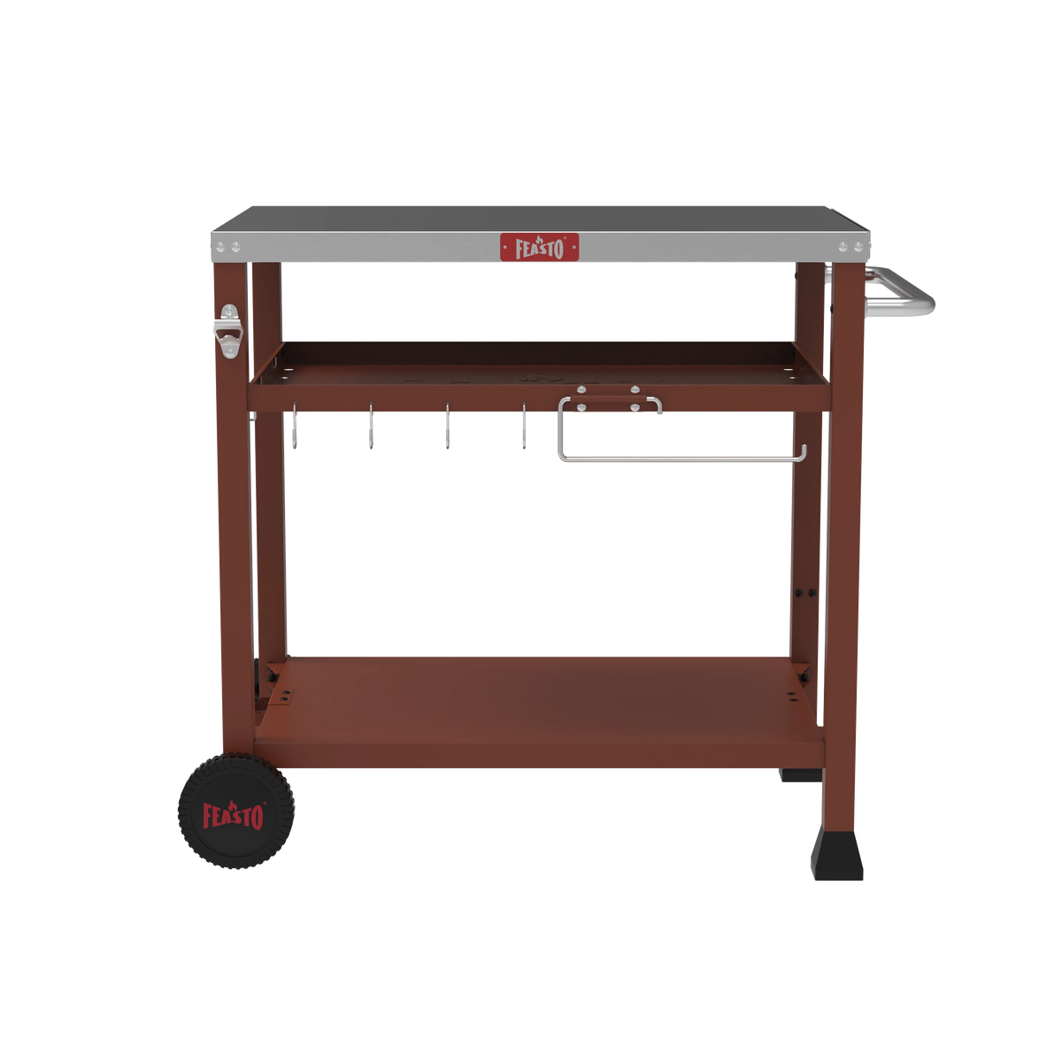 Outdoor Grill Cart with Multi-Function Storage 360 view