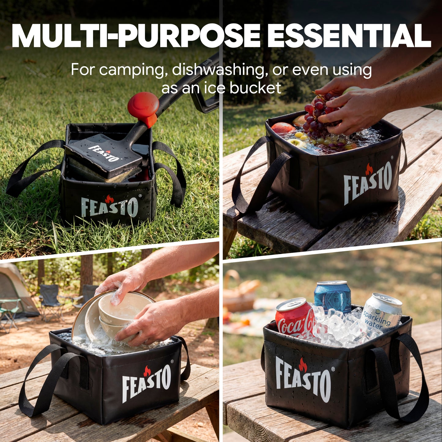 Grill Brush for Outdoor Grill & BBQ Grill Brush, 6-in-1 Bristle-Free with Interwoven-Tech & Thermal-Sensitive Sponge