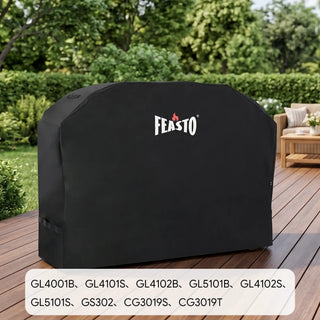 55-Inch Outdoor Grill Cover with Adjustable Velcro Strap