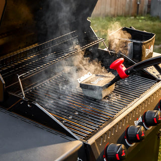 Bristle-Free Steam Grill Brush with Interwoven-Tech & Scraper