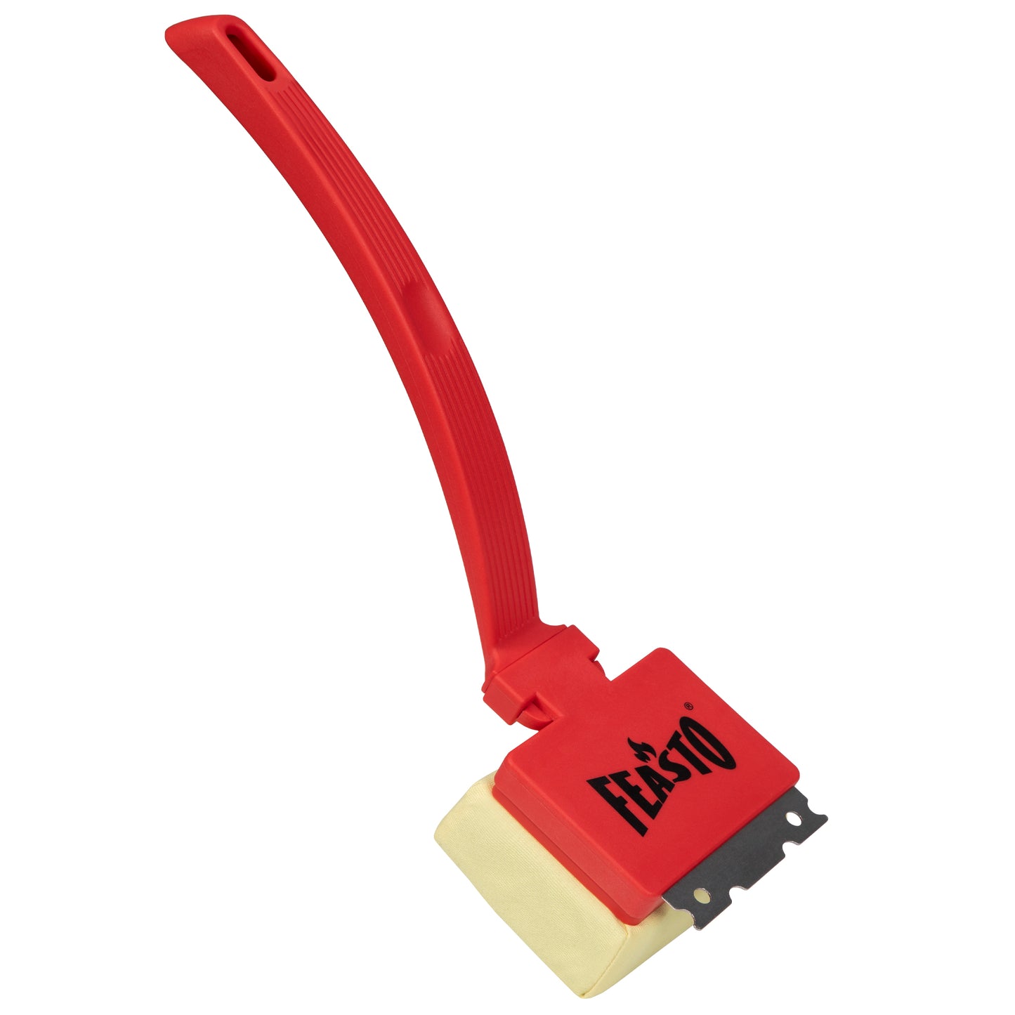 Bristle-Free Steam Grill Brush with Scraper