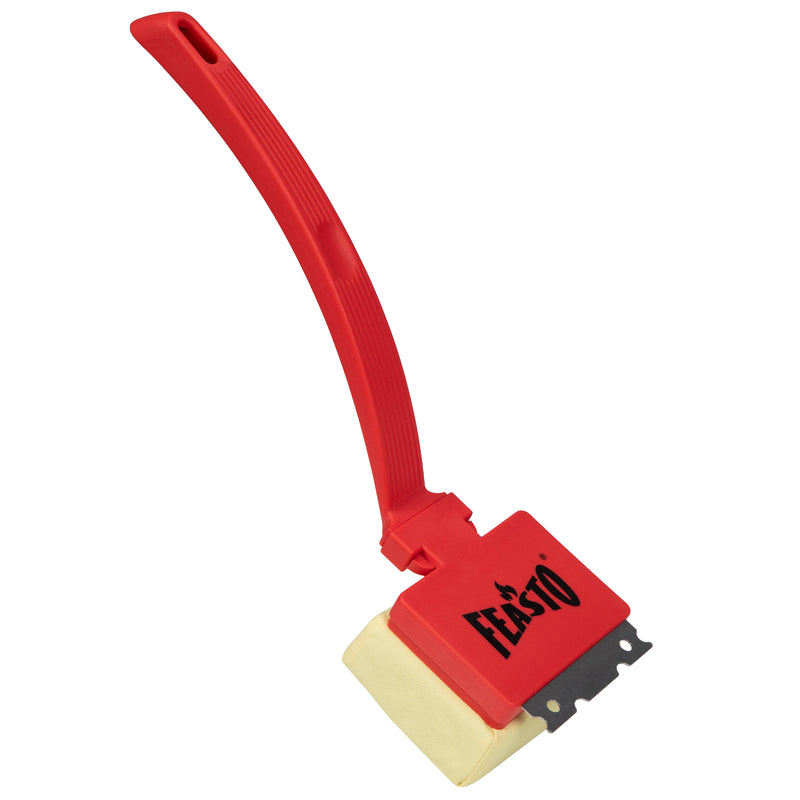 Bristle-Free Steam Grill Brush with Scraper