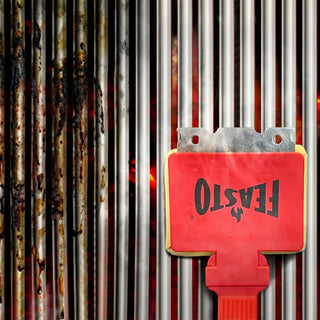 Bristle-Free Steam Grill Brush with Scraper