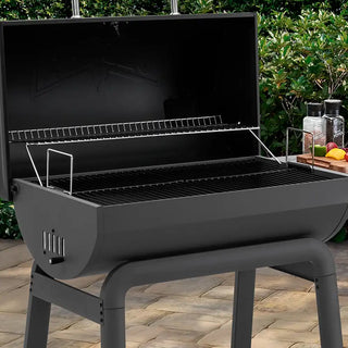 Charcoal Grill with Side Table