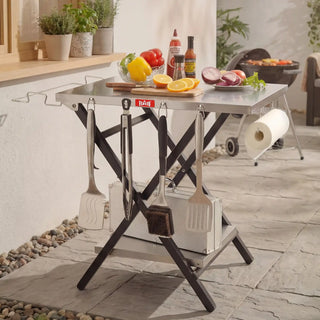 Grill Cart with Foldable Tripod Frame