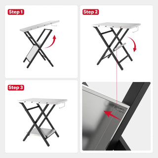 Grill Cart with Foldable Tripod Frame