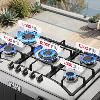 Stainless Steel with Propane Gas Stove