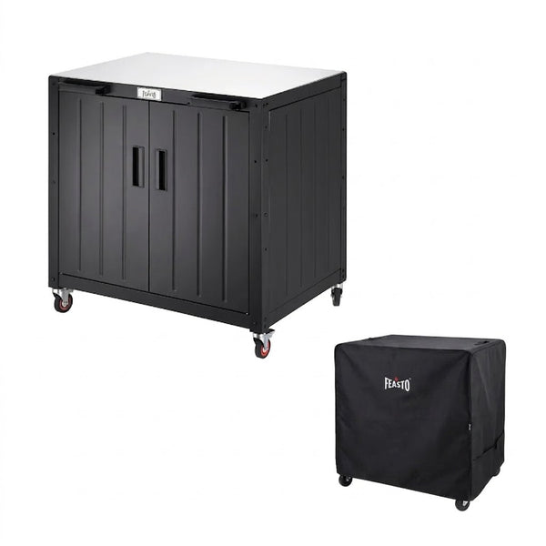 FEASTO  304 Stainless Steel Outdoor Prep Station & Cover(Add to cart and enjoy an additional 7% discount)