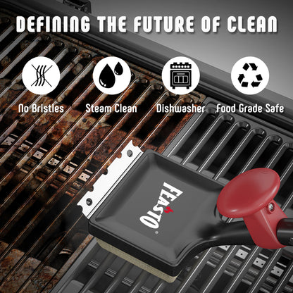 Grill Steam Cleaning Brush No Bristles Dishwasher Safe Steam Cleaner Defining the Future of Clean