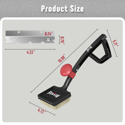 Grill Steam Cleaning Brush Product Dimensions:  18.99" x 8.10" x 7.13" x 1.15" Size 