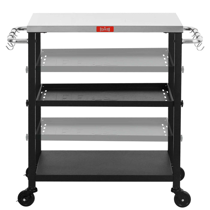 Feasto izza Oven Table,Stainless Steel Table Top
